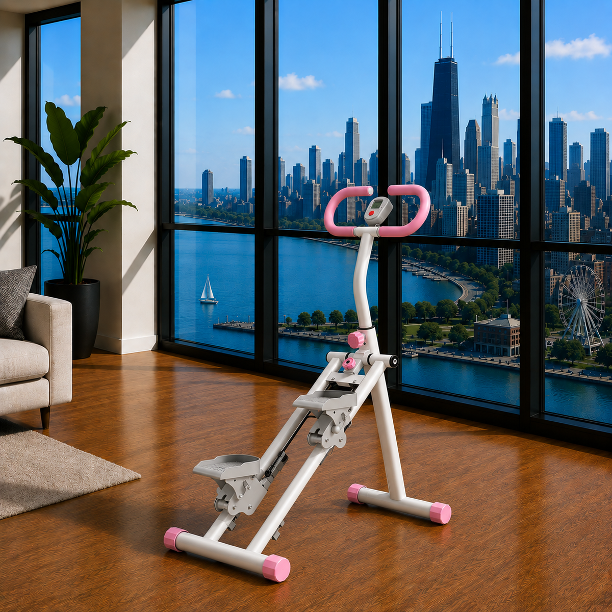 Your Home Gym, Zero Compromise: A full-body workout machine that looks as good in your living room as it feels in your legs.
