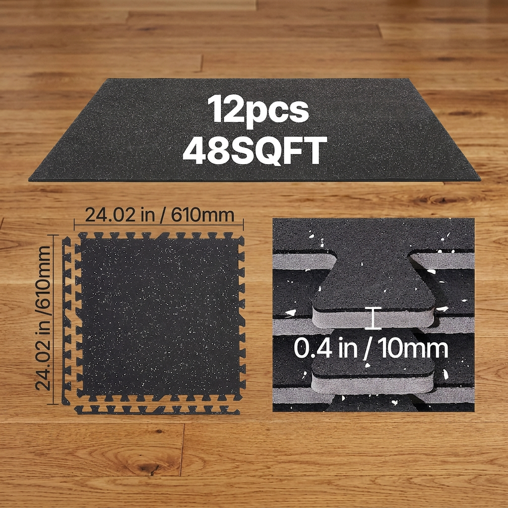 12-Piece Puzzle Exercise Mat Set