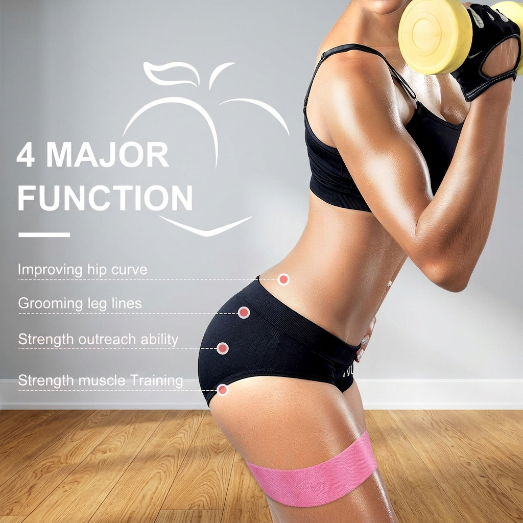 3-Piece Fabric Hip Resistance Bands