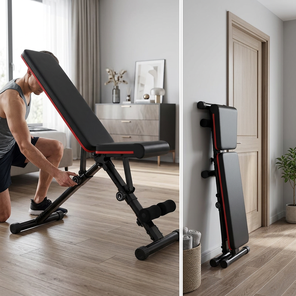 Adjustable Folding Weight Bench