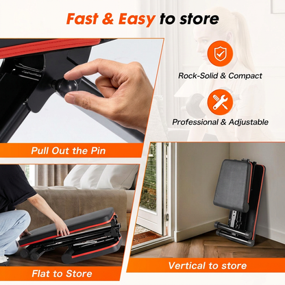 Adjustable Folding Weight Bench