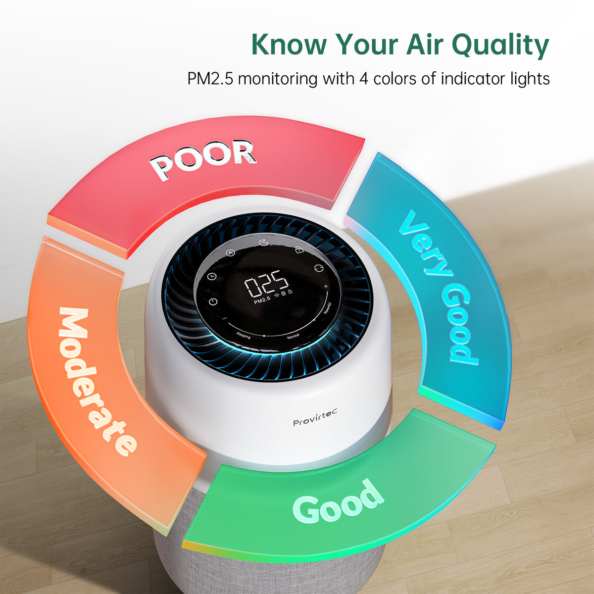 Pet air purifier activated carbon filter, close-up
