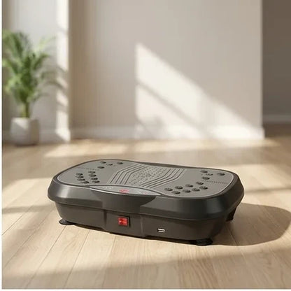 Vibration Plate Exercise Machine with Resistance Bands